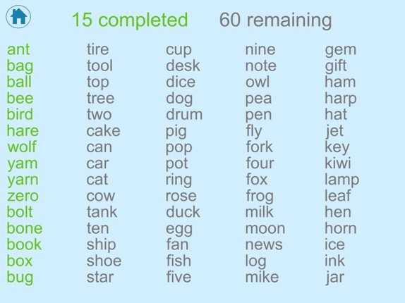 Spelling Adventure Free - Learn to Spell Kindergarten Words screenshot