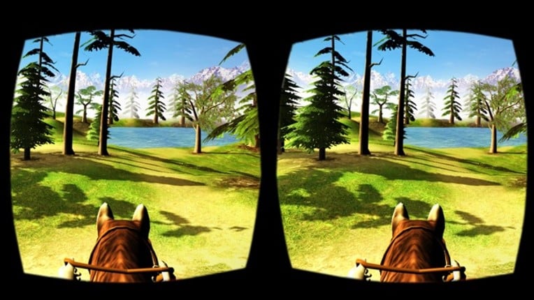 VR Horse Riding Simulator : VR Game for Google Cardboard screenshot