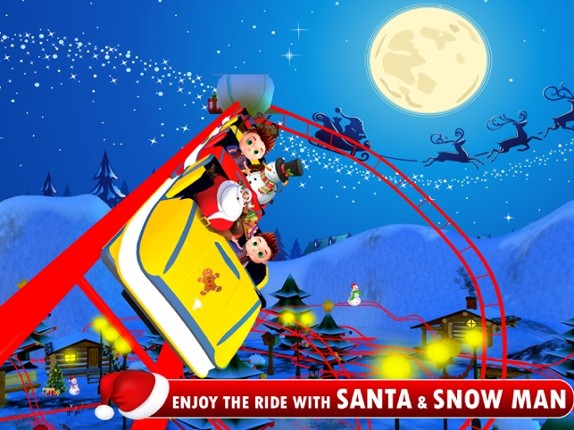 Christmas Roller Coaster Ride 3D screenshot