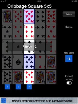 Cribbage Square - Solitaire screenshot