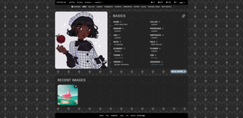 Drop Profile Image
