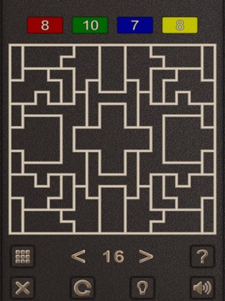 Four Color Shape Puzzle screenshot