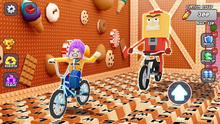 Bike Obby: Clicky Keyboard Image