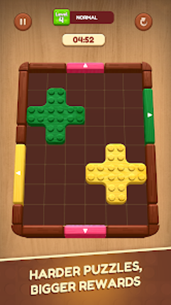 Wooden Slide: Block Escape screenshot