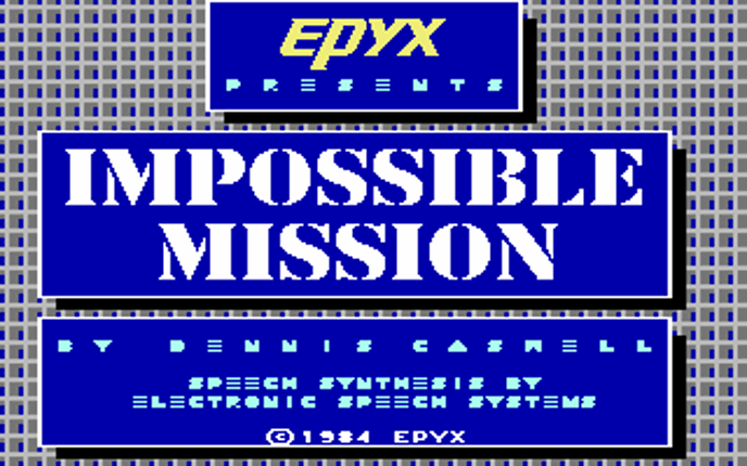 Impossible Mission screenshot