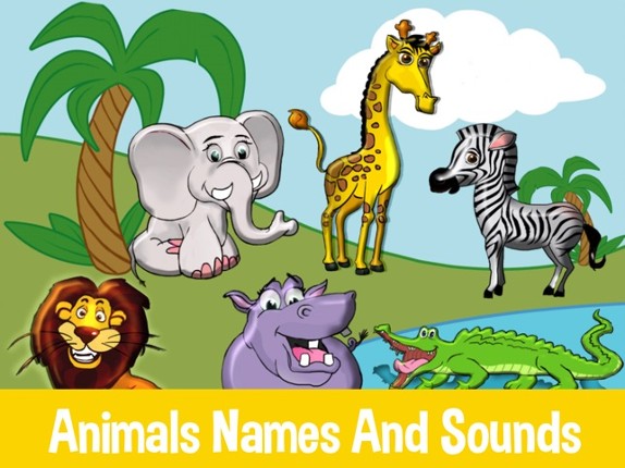 Kids shape puzzle animals alphabet &amp; colors Image