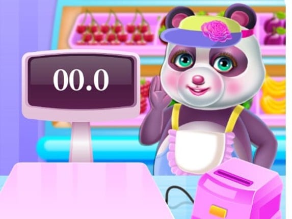 Panda Supermarket Manager Game Cover