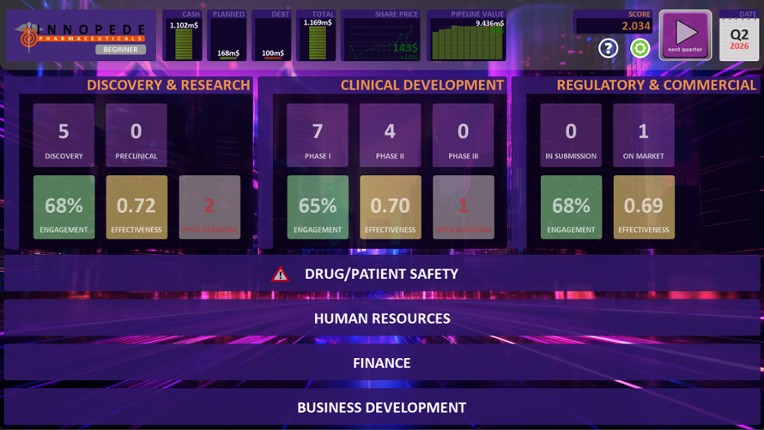Pharma R&D Manager screenshot