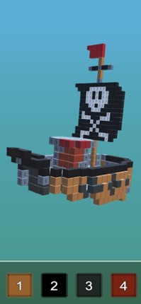 Pixel Art 3D - Paint by Number Image