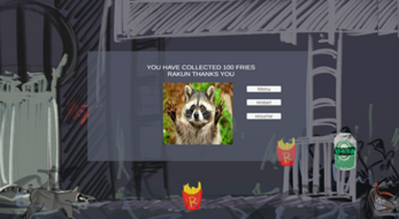 Rakun rollect de rodonaldfrenchfry while drunk on raineken screenshot