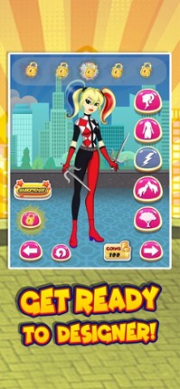 Super Hero Girls Dress Up screenshot