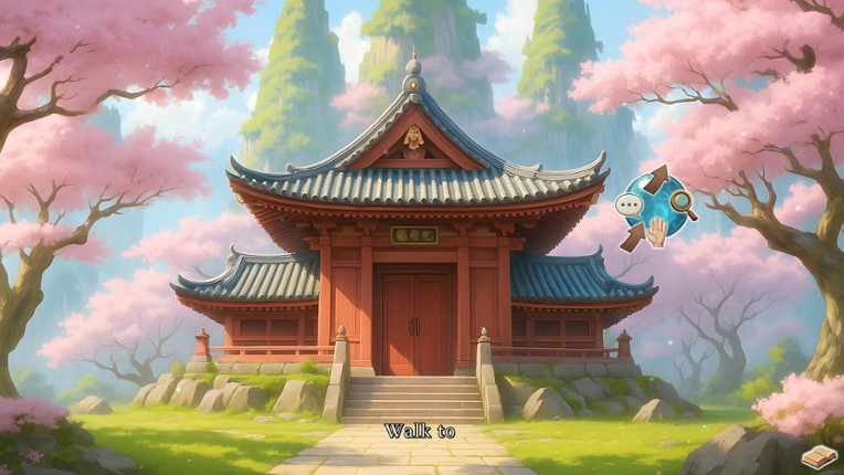 The shadow of the cherry trees screenshot