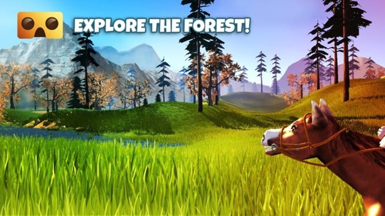 VR Horse Riding Simulator : VR Game for Google Cardboard screenshot