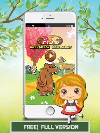 ABC Animals German Alphabets Flashcards: Vocabulary Learning Free For Kids! Image