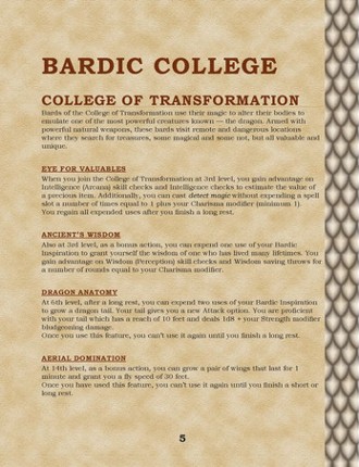 Archetypes of the Ages: Dragons (5e) Image