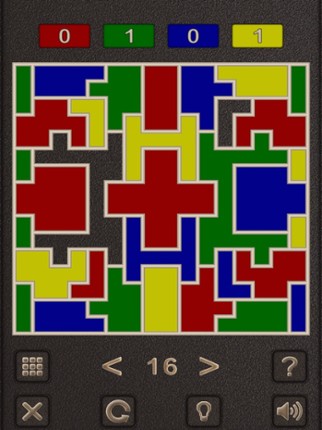 Four Color Shape Puzzle screenshot