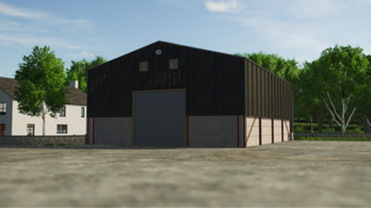 FS25 UK Grain and Machinery Shed - V2 screenshot