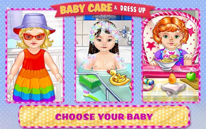 Baby Care & Dress Up Kids Game Image