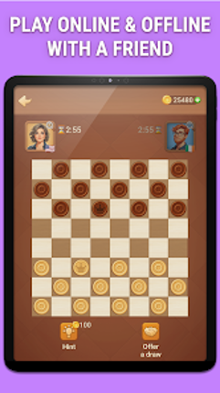 Checkers Online screenshot