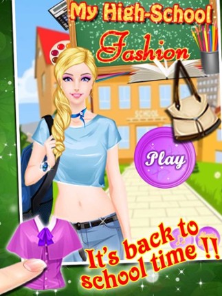 My High School Fashion Dressup Salon screenshot