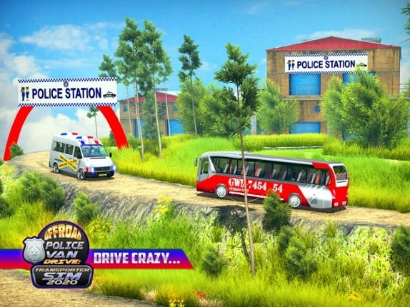 Offroad Police Van Transporter screenshot