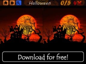 Spot the Differences Halloween Image