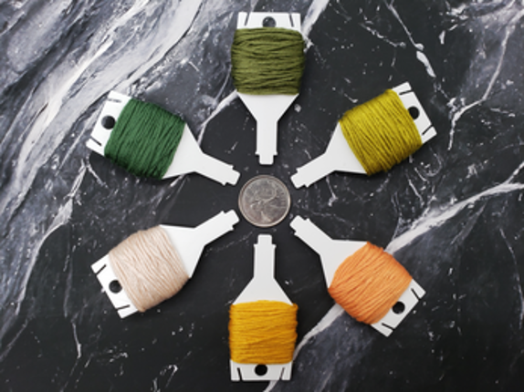 Wine Bottle - Decorative Cross Stitch Notion, Bobbin, STL Digital Download Image