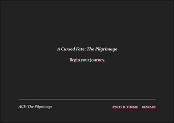 A Cursed Fate: The Pilgrimage Image