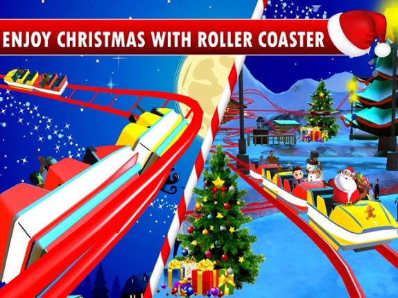 Christmas Roller Coaster Ride 3D screenshot