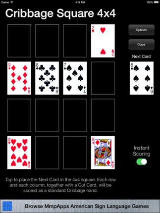 Cribbage Square - Solitaire screenshot