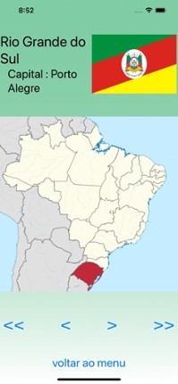 Estados do Brasil - Jogo screenshot