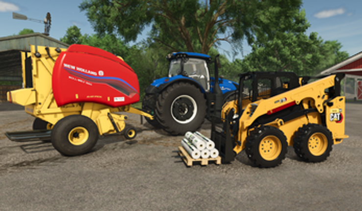 FS25 New Holland/Case IH Roll-Belt Round Baler Image