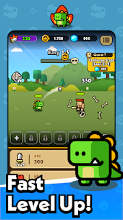 Hero Dino: Idle RPG screenshot