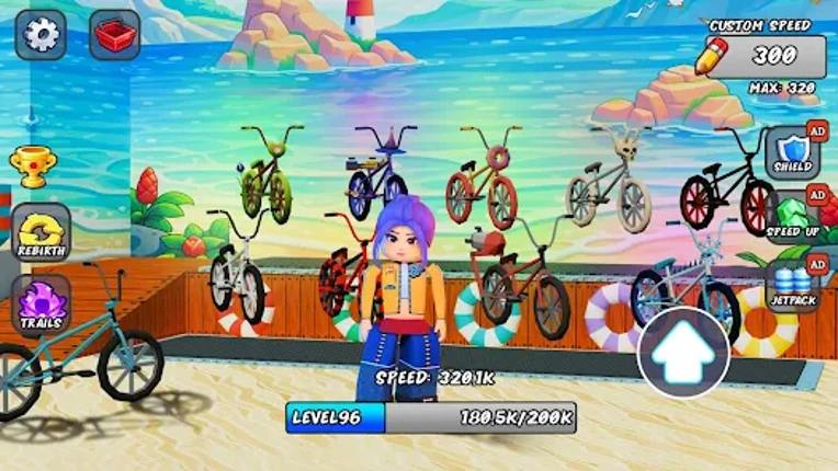 Bike Obby: Clicky Keyboard screenshot