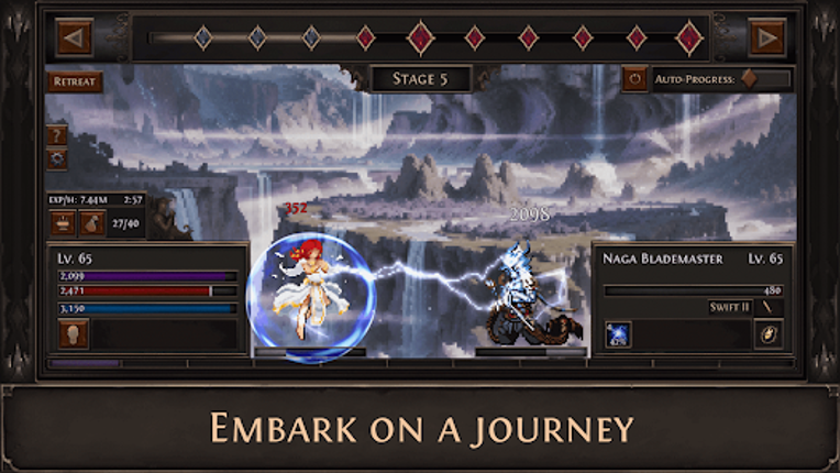 Echoes of Creation - Auto RPG screenshot