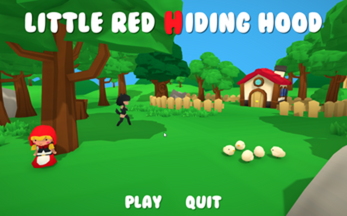 Little Red Hiding  Hood Image