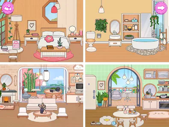 Princess Town Dream House Game screenshot