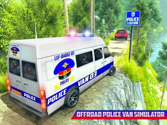 Offroad Police Van Transporter screenshot