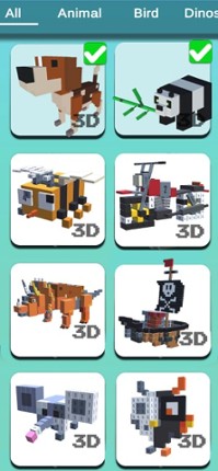 Pixel Art 3D - Paint by Number screenshot