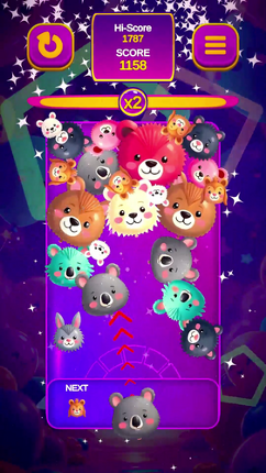 Popit : Balloon Merge Mobile Game screenshot