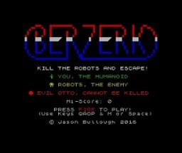 Berzerk - ZX Spectrum Image