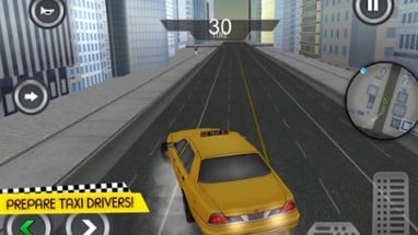 Crazy Taxi Cab Driver Image