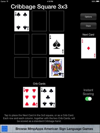 Cribbage Square - Solitaire screenshot