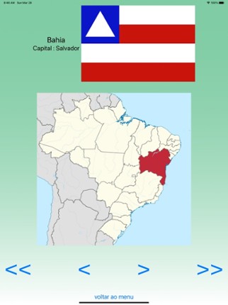 Estados do Brasil - Jogo screenshot