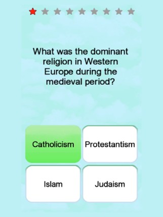 Europe History Quiz screenshot
