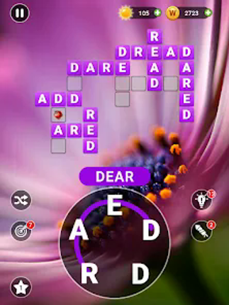 Word Cross Flower Garden screenshot