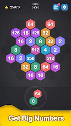 2048 Hexagon-Number Merge Game Image