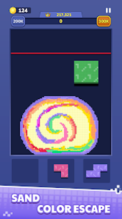 Sand Block Color Escape Puzzle screenshot