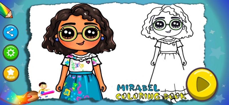 Mirabel Coloring Book screenshot