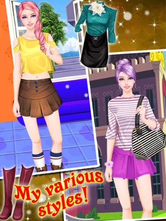 My High School Fashion Dressup Salon screenshot